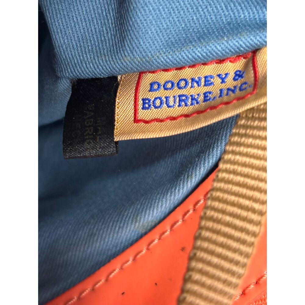 Dooney & Bourke Melon Orange Patent Leather Tote AS IS #79777 - Picture 12 of 14